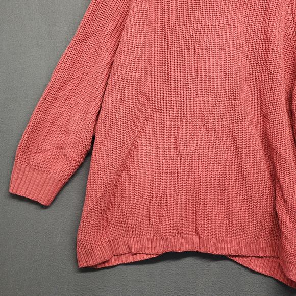 Woman Within Cardigan Sweater Womens Plus Size 3X Pink V Neck Casual - Picture 12 of 13